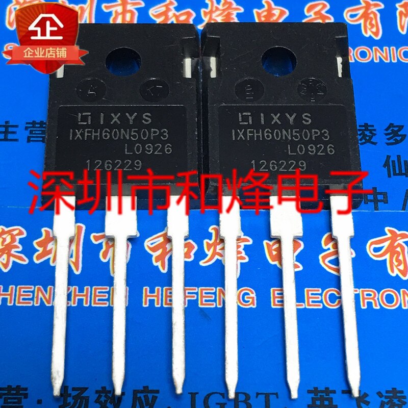10pcs  ο IXFH60N50P3 TO-247 500V60A